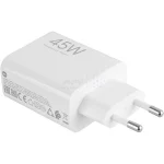 شارژر دیواری فست تک پورت Xiaomi مدل MDY-17-EF 45W به همراه کابل شارژ Type-C - سفید - MMX (اصل چین) - تصویر 3