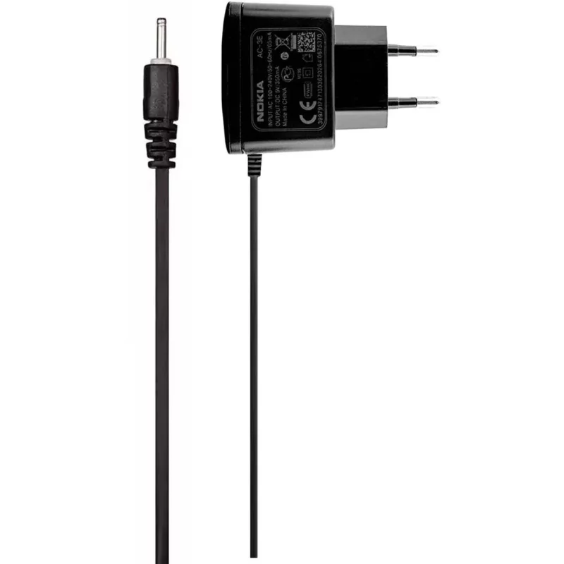شارژر سوزنی Nokia مدل AC-3E 5V - مشکی - MMX (اصل چین) - تصویر 2