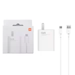 شارژر دیواری فست تک پورت Xiaomi مدل MDY-12-EQ 55W - به همراه کابل شارژ Type-C - سفید