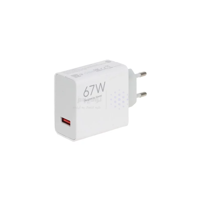 شارژر دیواری فست تک پورت Xiaomi مدل MDY-12-EH 67W - سفید (بدون پک) - تصویر 3
