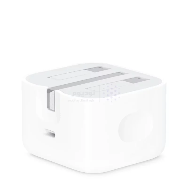 شارژر دیواری سه پین Apple مدل MUVT3B/A A2344 20W - سفید - ASP (گارانتی شش ماهه آروین) - تصویر 3