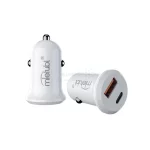 شارژر فندکی PD و فست دو پورت Mietubl مدل MTB-CC08 - سفید (گارانتی شش ماهه AZR) - تصویر 3