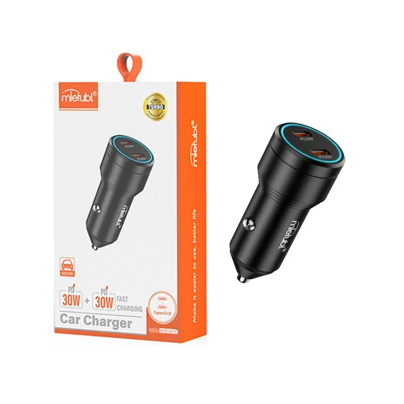 شارژر فندکی PD و فست دو پورت Mietubl مدل MTB-CC10 - مشکی (گارانتی شش ماهه AZR) - تصویر 2