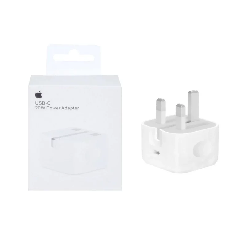 شارژر دیواری سه پین Apple مدل MHJF3B/A A2344 20W - سفید (گارانتی شش ماهه AZR) - تصویر 2