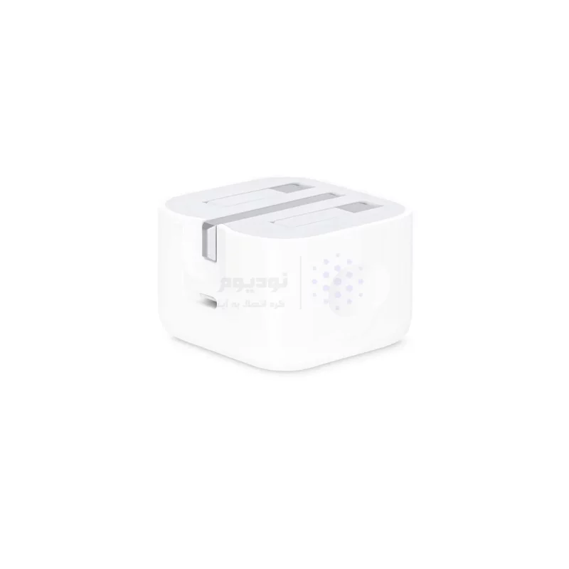 شارژر دیواری سه پین Apple مدل MHJF3B/A A2344 20W - سفید (گارانتی شش ماهه AZR) - تصویر 3