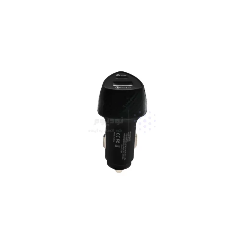 شارژر فندکی PD و فست دو پورت مدل CC-84 45W - مشکی - DST (گارانتی شش ماهه) - تصویر 3