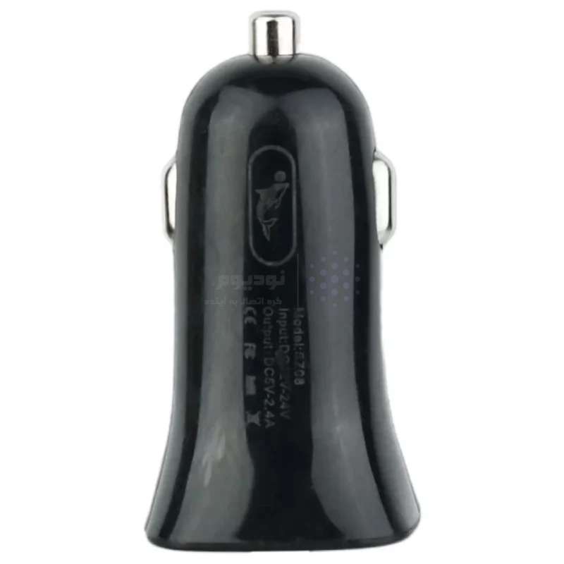 شارژر فندکی فست دو پورت SKY DOLPHIN مدل SZ08T 12W به همراه کابل شارژ Type-C - مشکی - ASP (گارانتی شش ماهه آروین) - تصویر 4