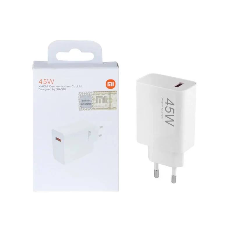 شارژر دیواری فست تک پورت Xiaomi مدل MDY-11-EZ 45W - سفید - KZN (اصل چین) (گارانتی شش ماهه Kezen) - تصویر 2