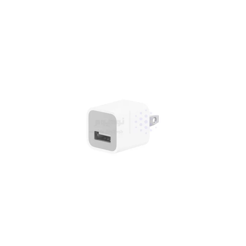 شارژر دیواری تک پورت Apple مدل A1385 5W - سفید - KZN (اصل چین) - تصویر 3