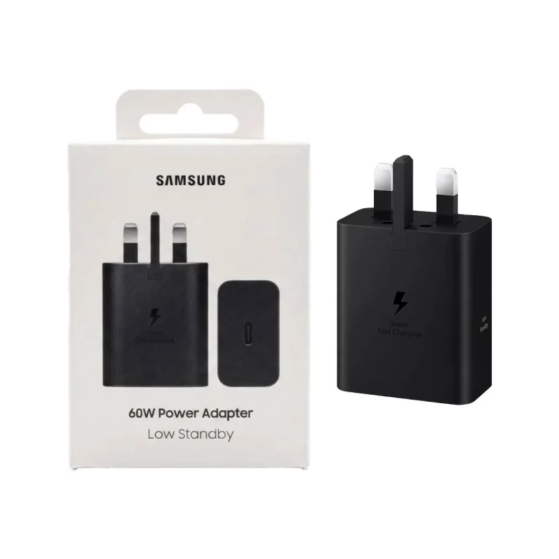 شارژر دیواری سه پین فست و PD تک پورت Samsung مدل EP-T6010 60W - مشکی - (Low Standby)( اصل چین ) NZR - تصویر 2
