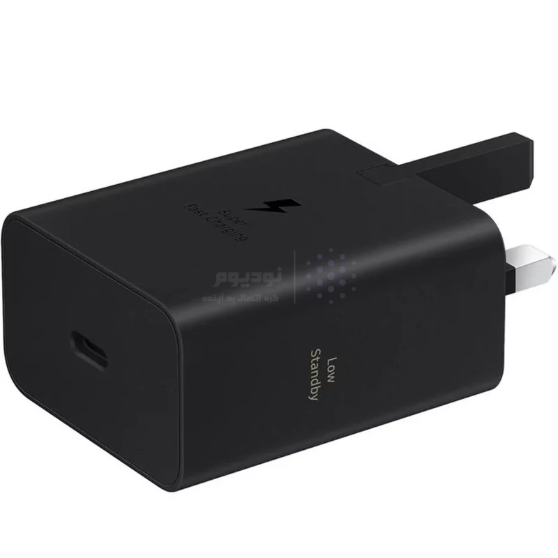 شارژر دیواری سه پین فست و PD تک پورت Samsung مدل EP-T6010 60W - مشکی - (Low Standby)( اصل چین ) NZR - تصویر 3