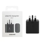 شارژر دیواری سه پین PD و فست تک پورت Samsung مدل EP-TA800 25W - مشکی (گارانتی شش ماهه نیکان همراه)