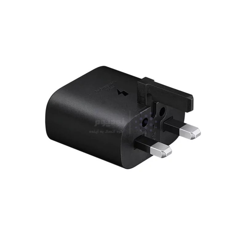 شارژر دیواری سه پین PD و فست تک پورت Samsung مدل EP-TA800 25W - مشکی (گارانتی شش ماهه نیکان همراه) - تصویر 3