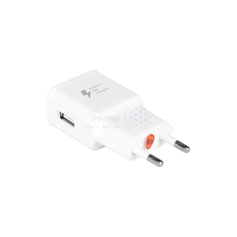 شارژر دیواری فست تک پورت Samsung-15W به همراه کابل شارژ اندروید-سفید (گارانتی شش ماهه نیکان همراه) - تصویر 4