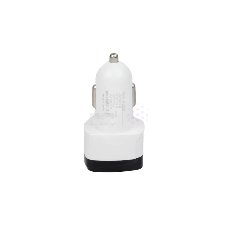 شارژر فندکی فست دو پورت NITU مدل CC835F - سفید مشکی (گارانتی 18 ماه تعویض نیکان همراه) - تصویر 3