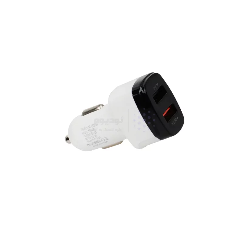 شارژر فندکی فست دو پورت NITU مدل CC835F - سفید مشکی (گارانتی 18 ماه تعویض نیکان همراه) - تصویر 5