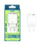 شارژر دیواری فست و PD دو پورت Remax مدل RP-U68 20W - سفید