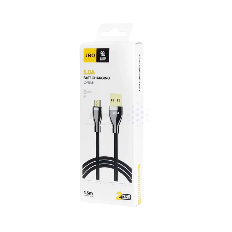 کابل شارژ 1.5 متری فست اندروید JBQ مدل CA-504 - مشکی (گارانتی یکساله رصاصی) - تصویر 4