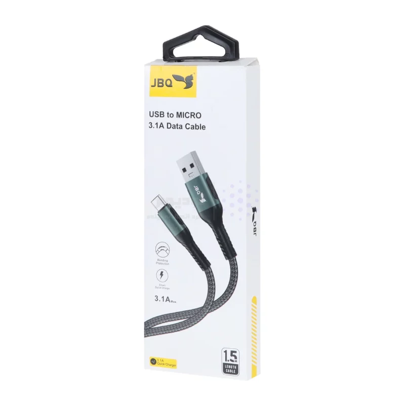 کابل شارژ 1.5 متری فست اندروید JBQ مدل DT-01 - مشکی (گارانتی یکساله رصاصی) - تصویر 3