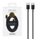 کابل شارژ 1.8 متری فست و Samsung Type-C to Type PD مدل EP-DW767 45W - مشکی - DST (گارانتی شش ماهه)