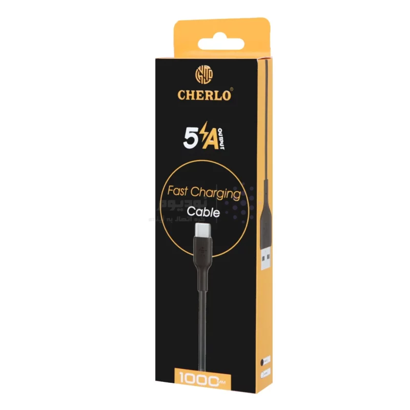 کابل شارژ فست CHERLO Type-C مدل CH-TC19 - سفید - SMO - تصویر 4