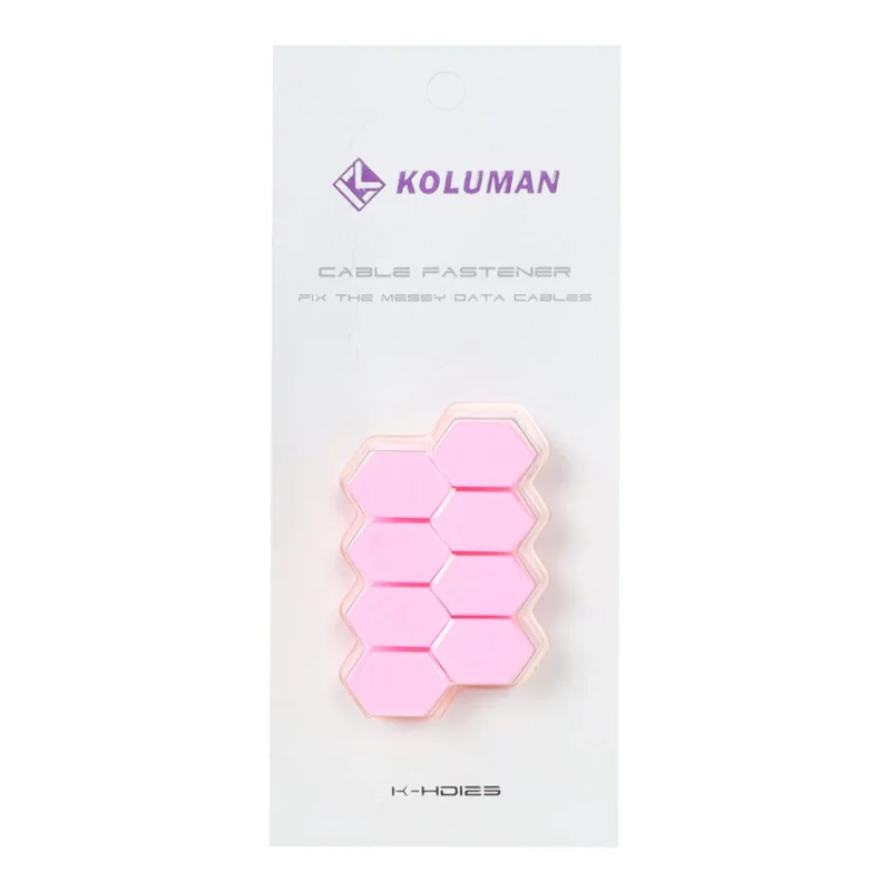نگه دارنده کابل Koluman مدل K-HD123 - صورتی - تصویر 2