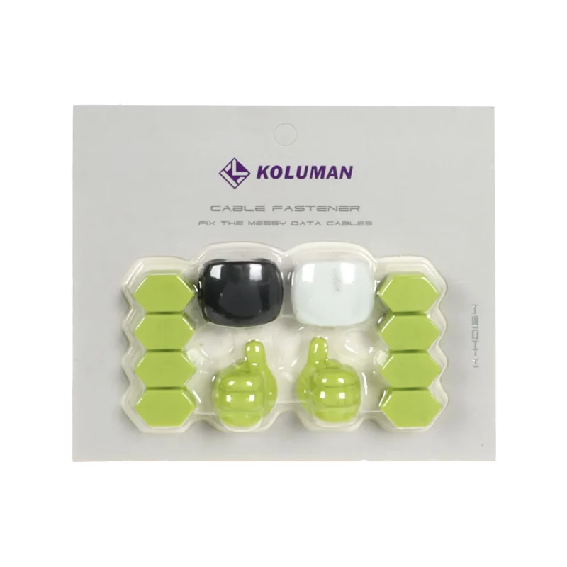 نگه دارنده کابل Koluman مدل K-HD124 - سبز - تصویر 2