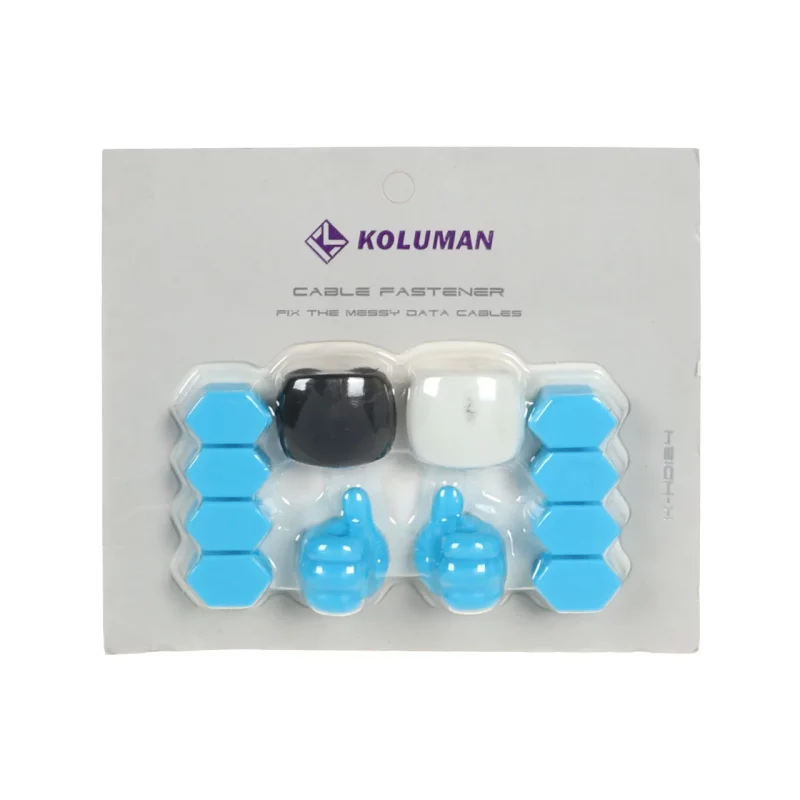 نگه دارنده کابل Koluman مدل K-HD124 - آبی - تصویر 2