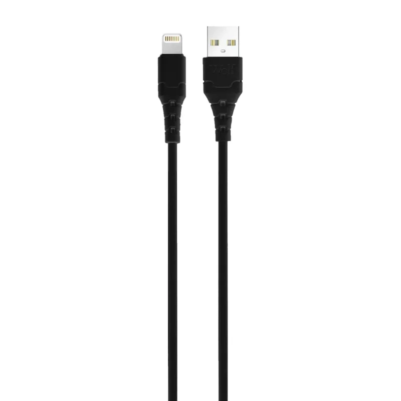 کابل شارژ آیفون - مشکی - فله - MN(بدون پک) - تصویر 2