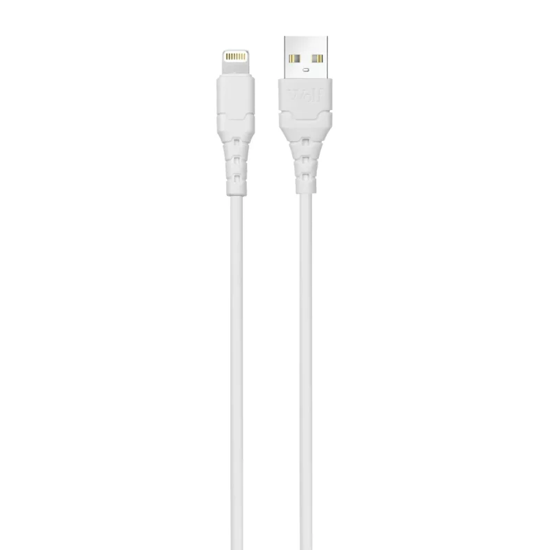 کابل شارژ آیفون - سفید - فله - MN(بدون پک) - تصویر 2