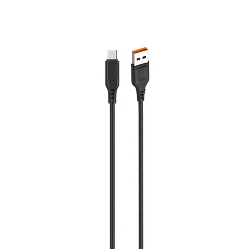 کابل شارژ MicroUSB - مشکی - فله - MN(بدون پک) - تصویر 2