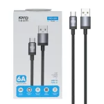 کابل شارژ فست Pro team Type-C مدل Pro-100 - خاکستری - MMX