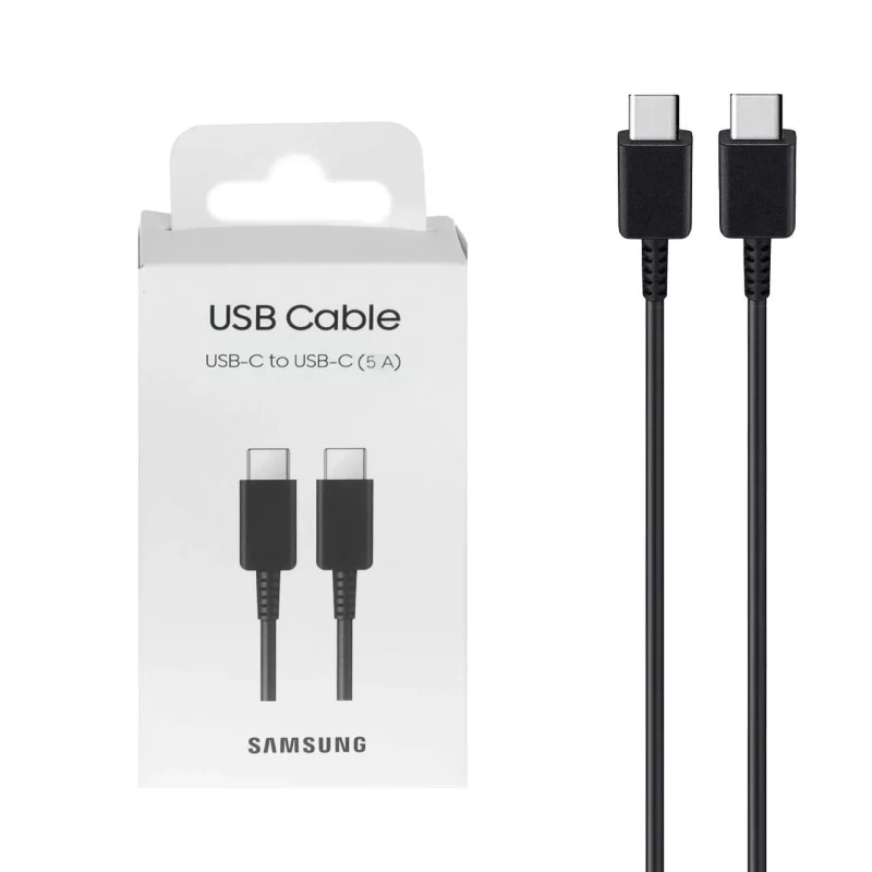 کابل شارژ PD و فست Samsung Type-C to Type-C مدل EP-DG977 (5A) - مشکی - MMX - تصویر 2