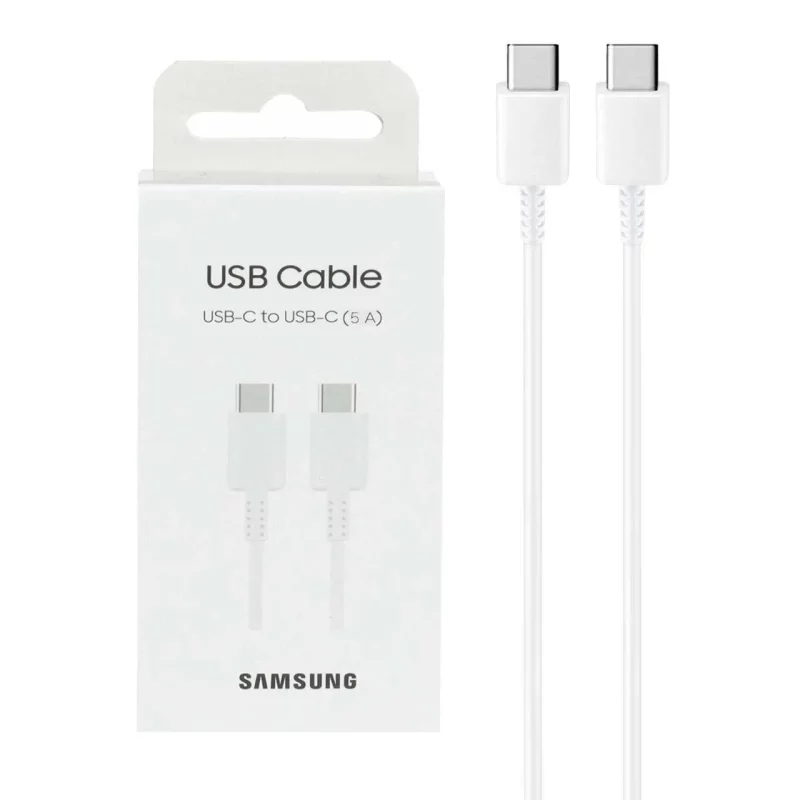 کابل شارژ PD و فست Samsung Type-C to Type-C مدل EP-DG977 (5A) - سفید - MMX - تصویر 2
