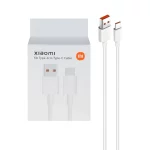 کابل شارژ فست Xiaomi Type-C 6A - سفید - MMX