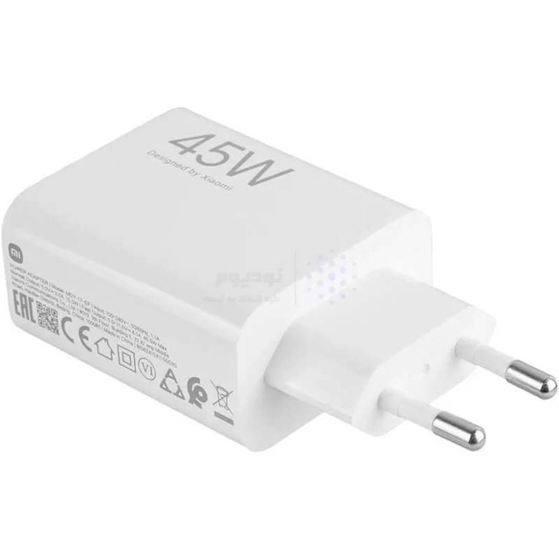 شارژر دیواری فست تک پورت Xiaomi مدل MDY-17-EF 45W به همراه کابل شارژ Type-C - سفید - MMX (اصل چین) - تصویر 3