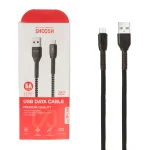 کابل شارژ 1.1 متری فست اندروید Shoosh مدل SH119A - مشکی - SMO