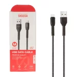 کابل شارژ 1.1 متری فست اندروید Shoosh مدل SH119A - مشکی سفید - SMO