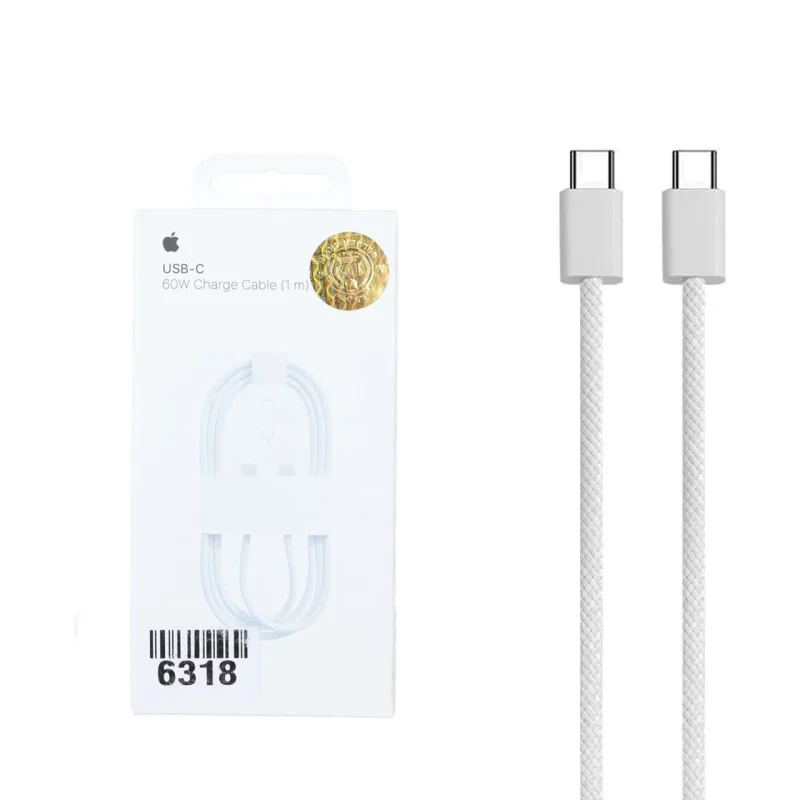 کابل شارژ Apple Type-C To Type-C مدل MW493ZM/A A2795 60W - سفید - ASP (گارانتی شش ماهه آروین) - تصویر 2