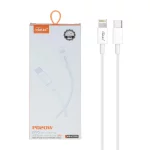 کابل شارژ PD و فست Mietubl Type-C To Lightning مدل MTB-DCTLPD01 20W - سفید (گارانتی شش ماهه AZR)
