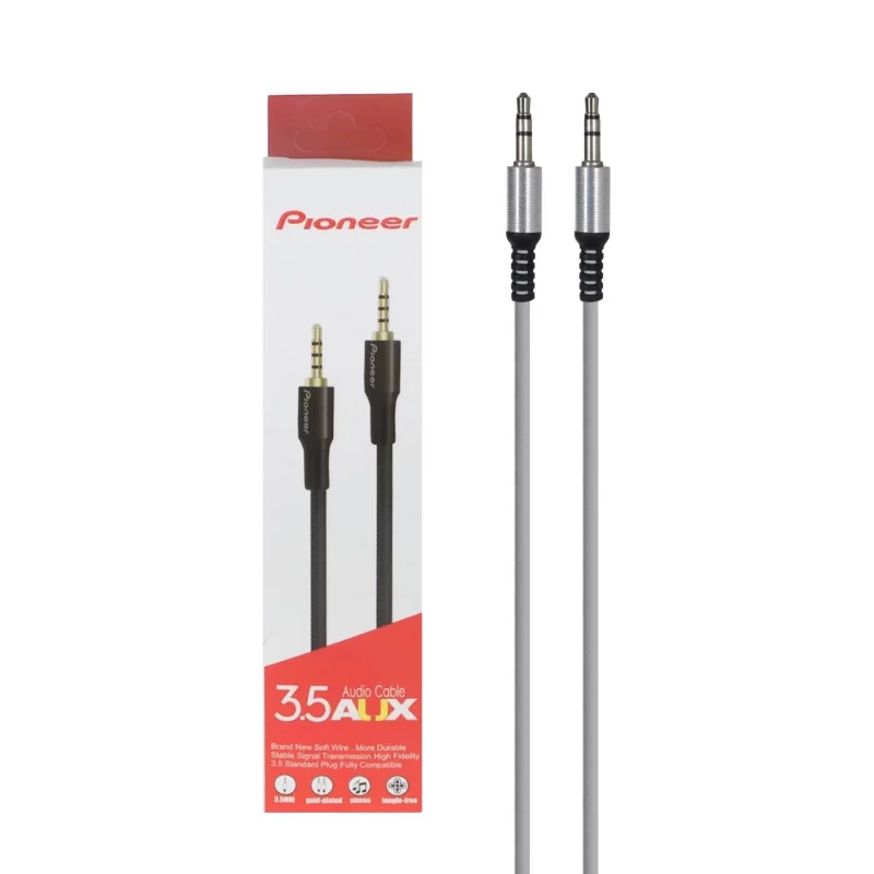 کابل صدا Pioneer AUX - سفید - تصویر 2