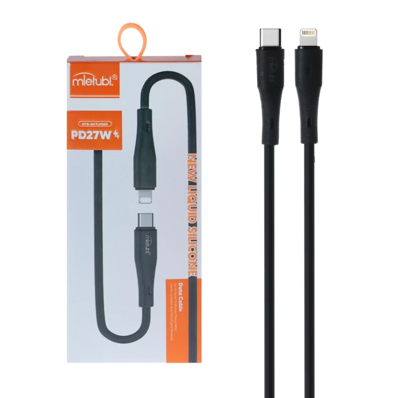 کابل شارژ فست Mietubl Type-C To Lightning مدل MTB-DCTLPD09 - مشکی (گارانتی شش ماهه AZR) - تصویر 2