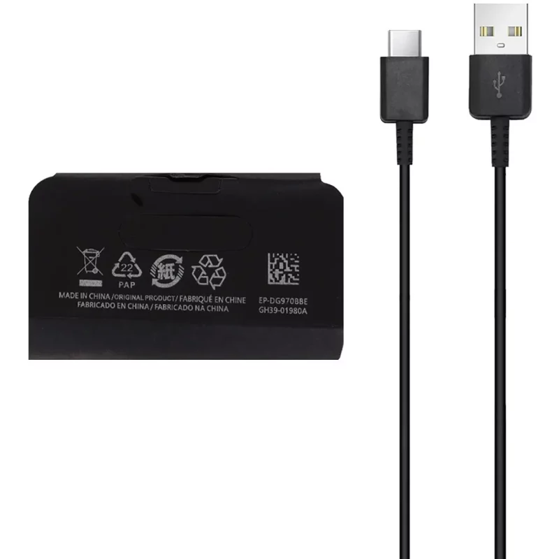 کابل شارژ Samsung Type-C مدل EP-DG970BBE - مشکی - تصویر 2