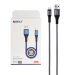 کابل شارژ پاوربانک فست اندروید NITU مدل NC31 - خاکستری (گارانتی 18 ماه تعویض نیکان همراه)