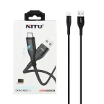 کابل شارژ 1.2 متری فست اندروید NITU مدل NC131BK - مشکی (گارانتی 18 ماه تعویض نیکان همراه)