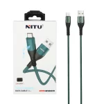 کابل شارژ 1.2 متری فست اندروید NITU مدل NC131GN - سبز (گارانتی 18 ماه تعویض نیکان همراه)