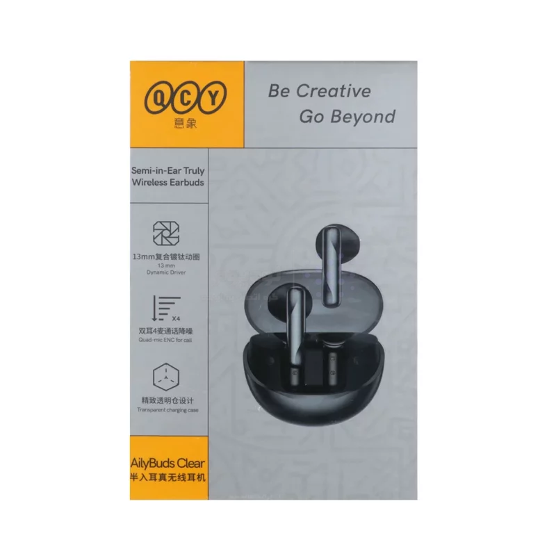 ایرفون بی سیم QCY مدل AilyBuds Clear (T32) - مشکی (گارانتی 18 ماه شرکتی) - تصویر 5