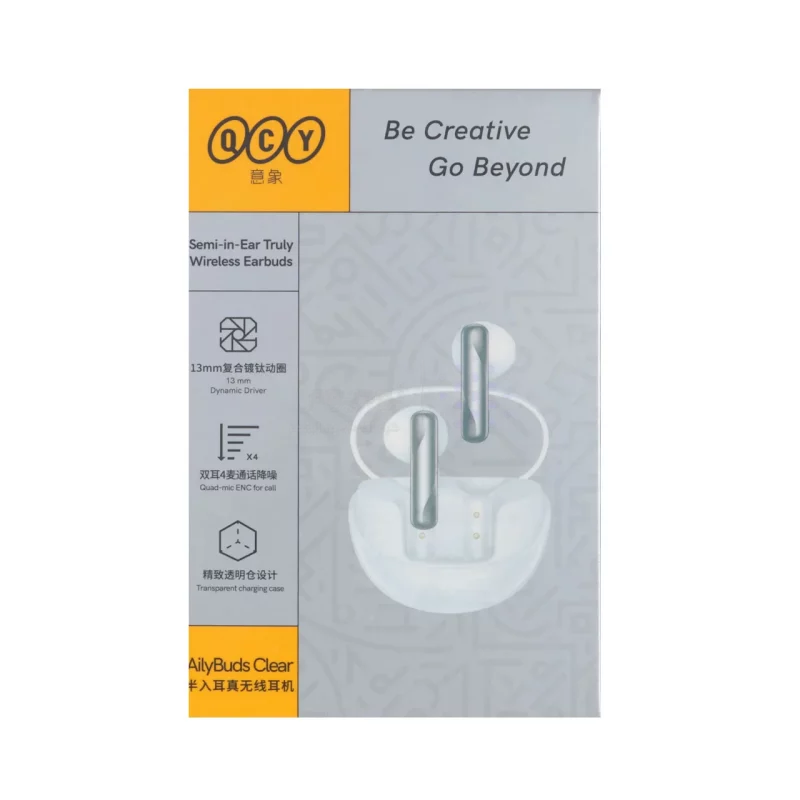 ایرفون بی سیم QCY مدل AilyBuds Clear (T32) - سفید (گارانتی 18 ماه شرکتی) - تصویر 4