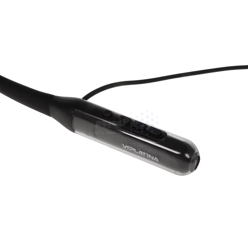 هندزفری گردنی بی سیم با سری مگنتی VIPLATINA دارای نمایشگر LED درصد باتری مدل VSP12 - مشکی (گارانتی 18 ماه تعویض نیکان همراه) - تصویر 4