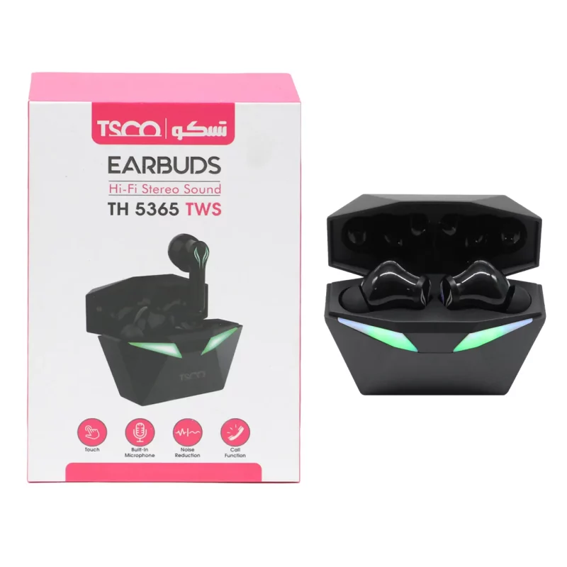 ایرپاد بی سیم TSCO مدل TH 5365 TWS - مشکی - تصویر 2